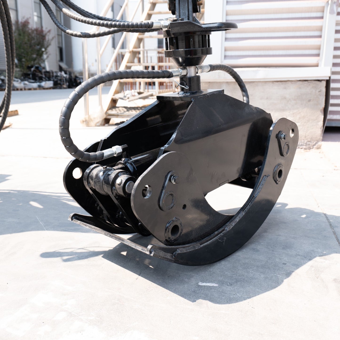 360°ROTATING Log Grapple Hydraulic for BOBCAT Skid Steer Loader Grabber Clip
