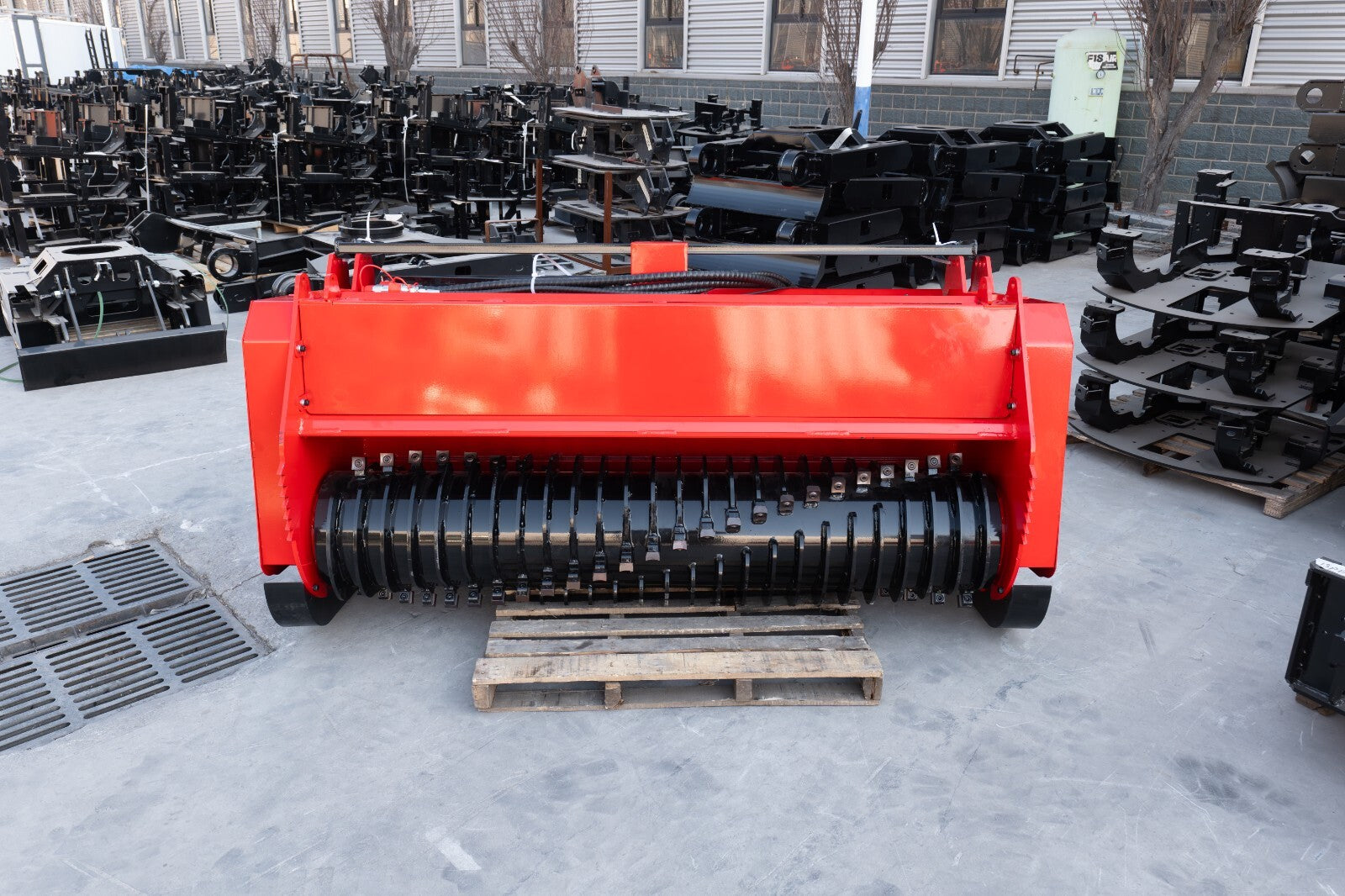 72Inch Skid Steer Loader Forestry Mulcher Wood Chipper Attachment for Bobcat