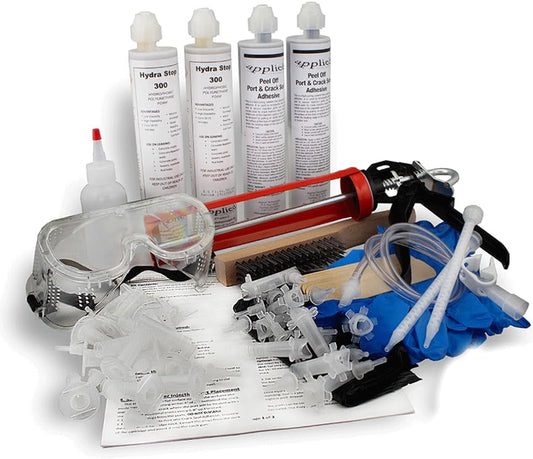 10' Peel-Off Paste Foundation Crack Repair Kit - Polyurethane Foam Waterproof...