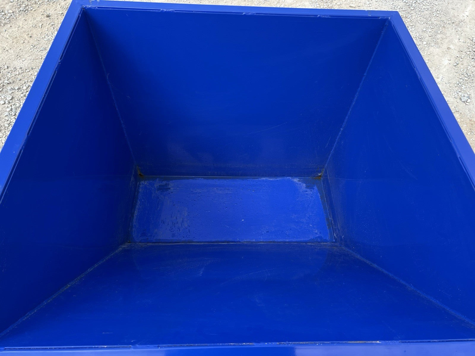 1 Cubic Yard Self Dumping Trash Hopper Fits Fork Lift Pallet Forks Free Shipping