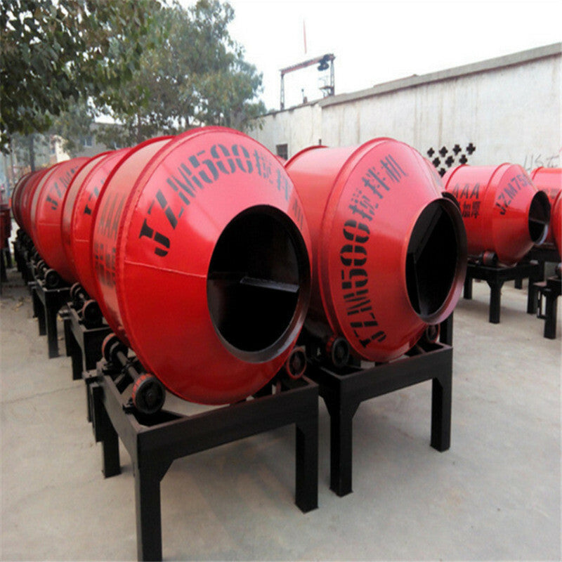 Two Phase Electric Drum Mixer Concrete Mixer Mobile Drum Mixing Tank Negotiable