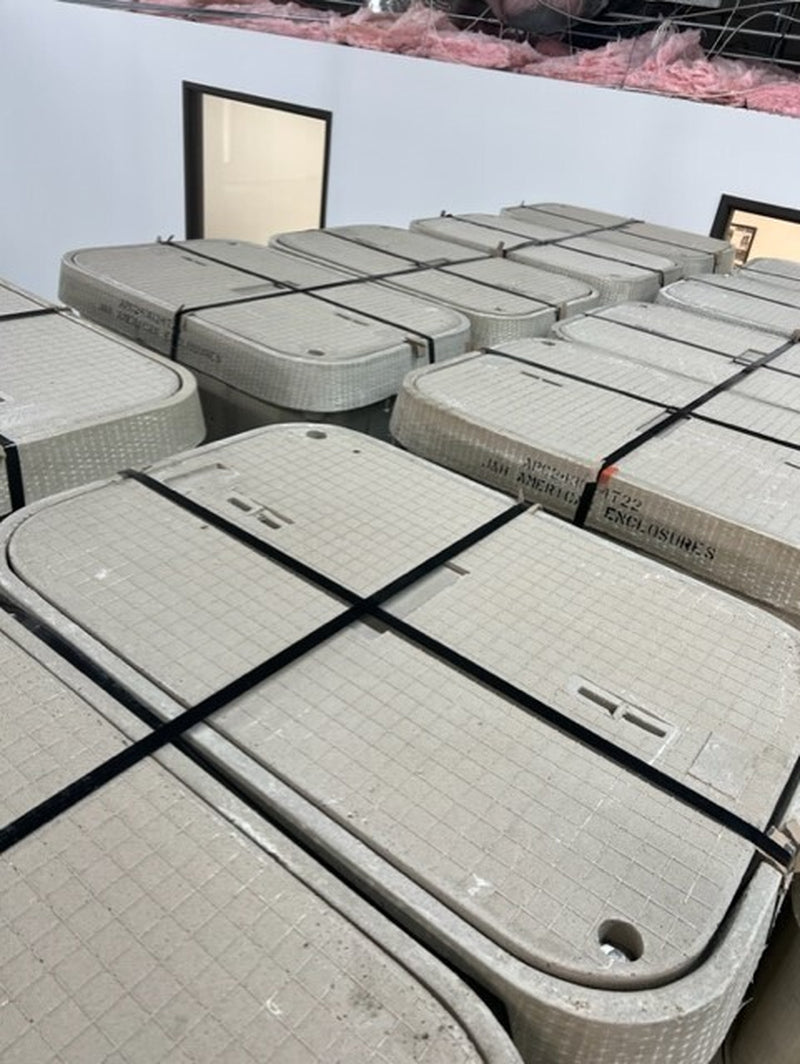 24X36X24 Polymer Concrete Tier 22 Handhole Vaults, Price Is for 6 Hand Holes