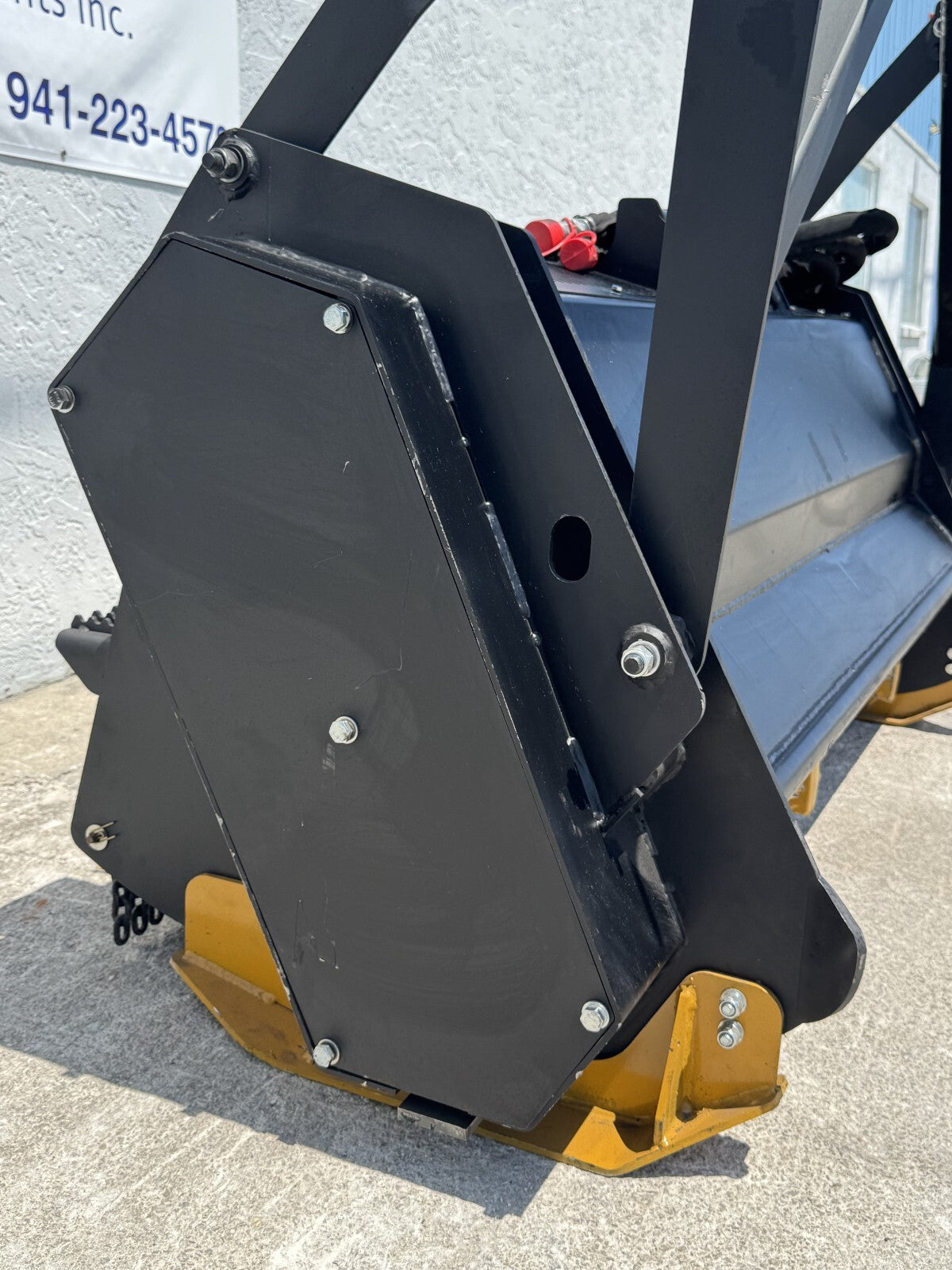 Skid Steer Forestry Drum Mulcher Cutter Attachment HEAVY DUTY 48 Solid Carbide