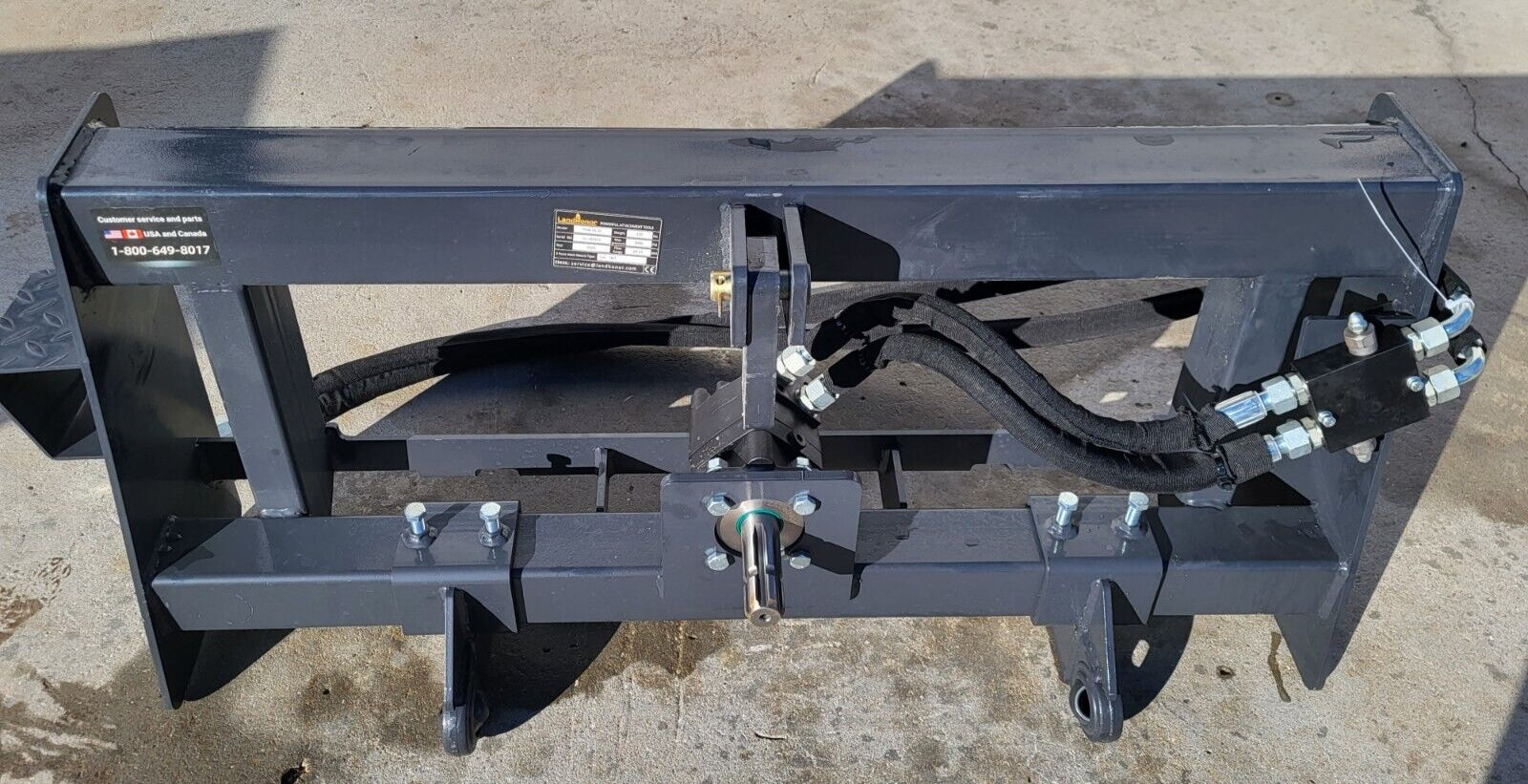 New Landhonor 3PT Hitch Adapter Hydraulic Skid Steer Attachment