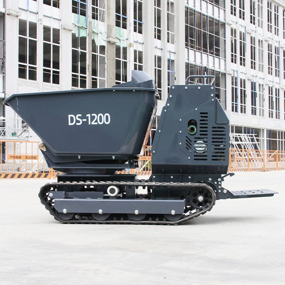 Free Ship 13.5HP BS Crawler Mini Concrete Dump Truck Gasoline Orchard Concrete