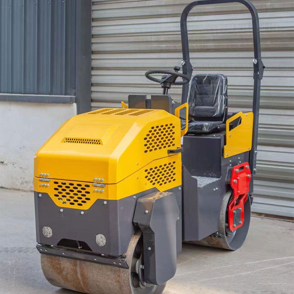 EPA Gasoline Road Roller Asphalt Vibratory Roller Ride on Compactor