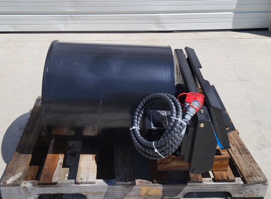 GIYI Mini Skid Steer Hydraulic Cement Concrete Mixer Attachment