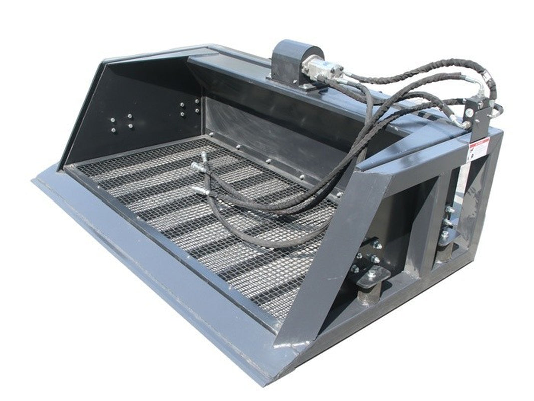 Vibrating Dirt Screen Sifter Bucket Hydraulic Attachment for Skid Steer Loaders