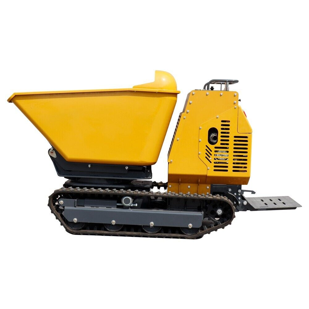 BID for Tracked Hydraulic Mini Dumper 13.5HP Gas EPA Truck for Construction
