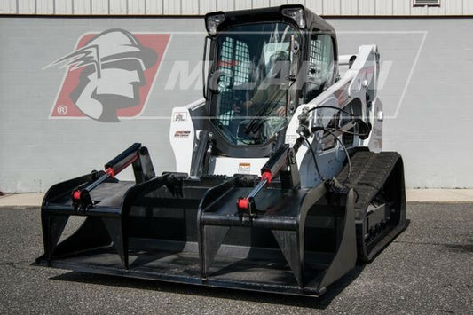 Recycling Bucket Skid Steer Attachment for Bobcat 84" Wide by Mclaren