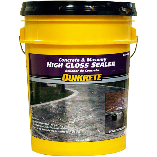 Quikrete Concrete and Masonry High Gloss Sealer 5 Gal