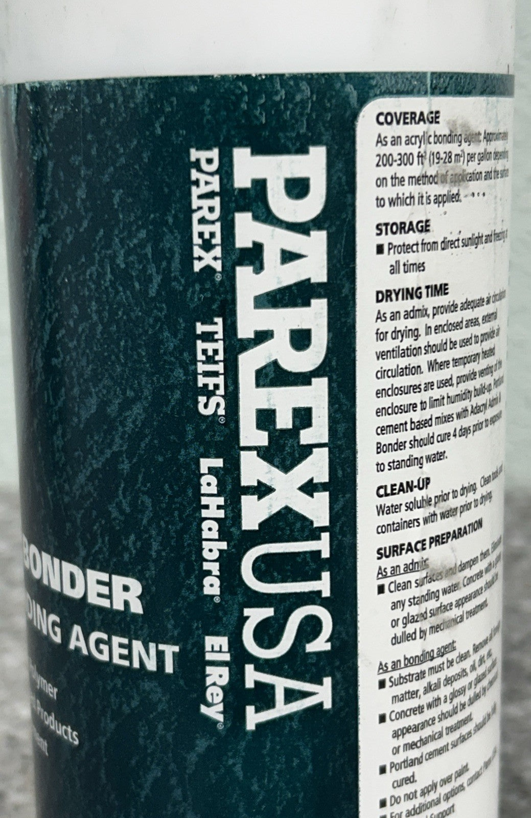 Adacryl Admix & Bonder Admix & Bonding Agent PAREXUSA 1 Qt