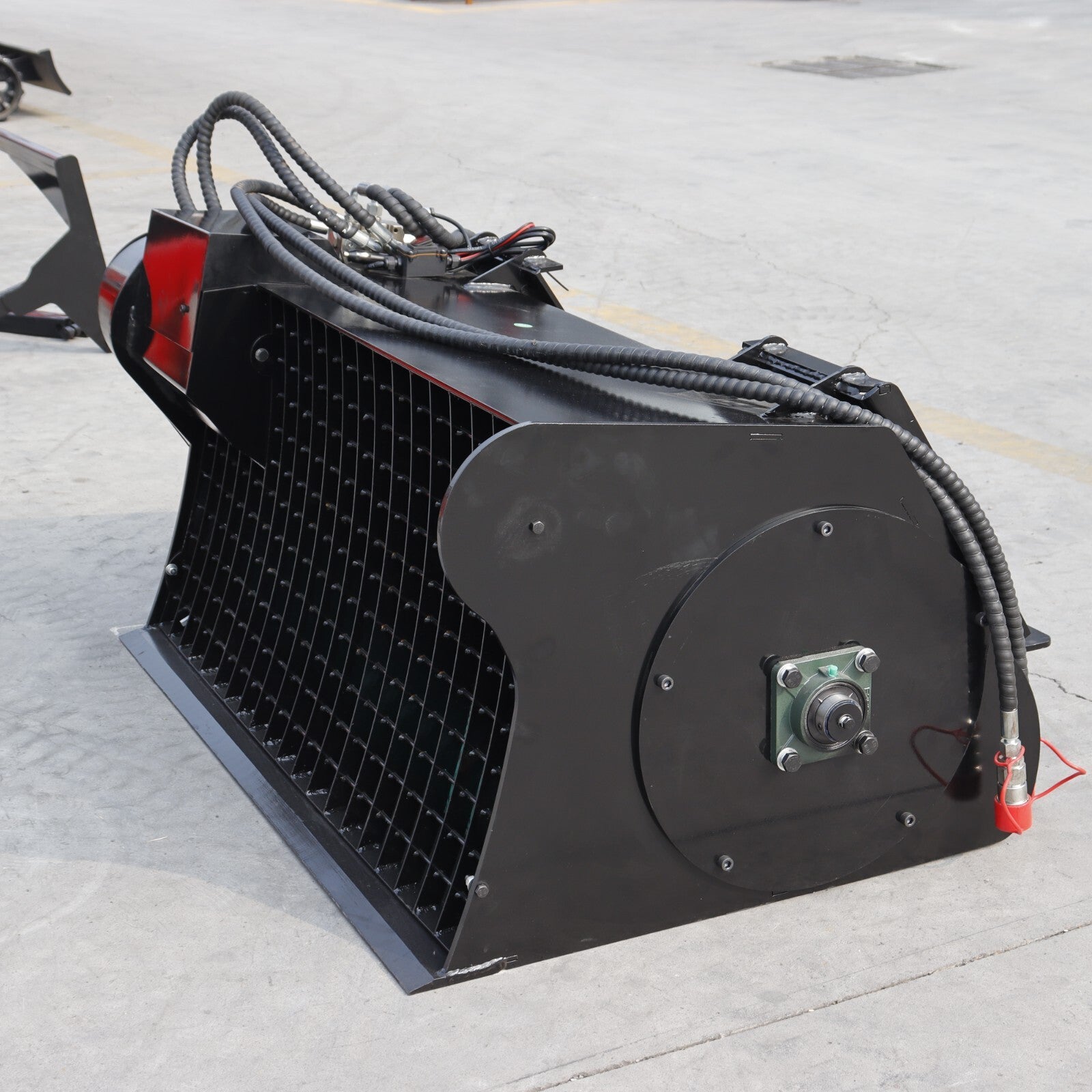 Heavy Duty Attachment 48 Inch Concrete Mixer Match Bobcat Skid Steer Loader