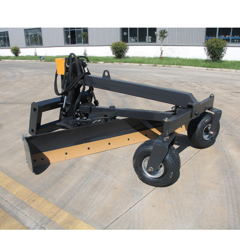 Landhonor 96'' Skid Steer Grader Attachment Grading Hydraulic Blade Quick Attach