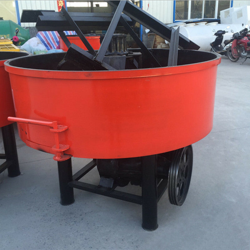 Flat Mixer Large Concrete Mixer Five Cubic Meter Mixing Tank Mortar Negotiable