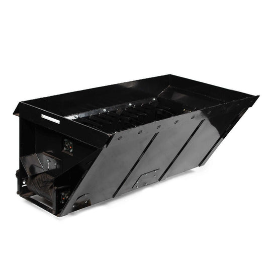 Titan Attachments 72" Side Discharge Bucket, Universal SSQA, Standard Flow