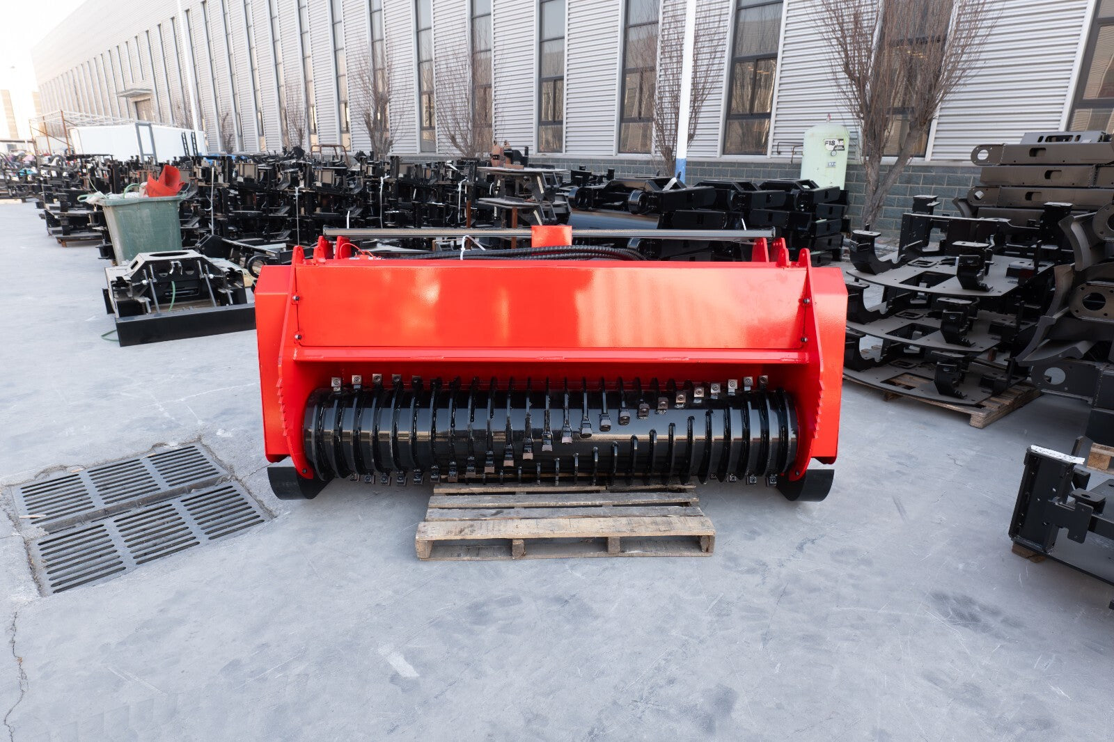 72Inch Skid Steer Loader Forestry Mulcher Wood Chipper Attachment for Bobcat