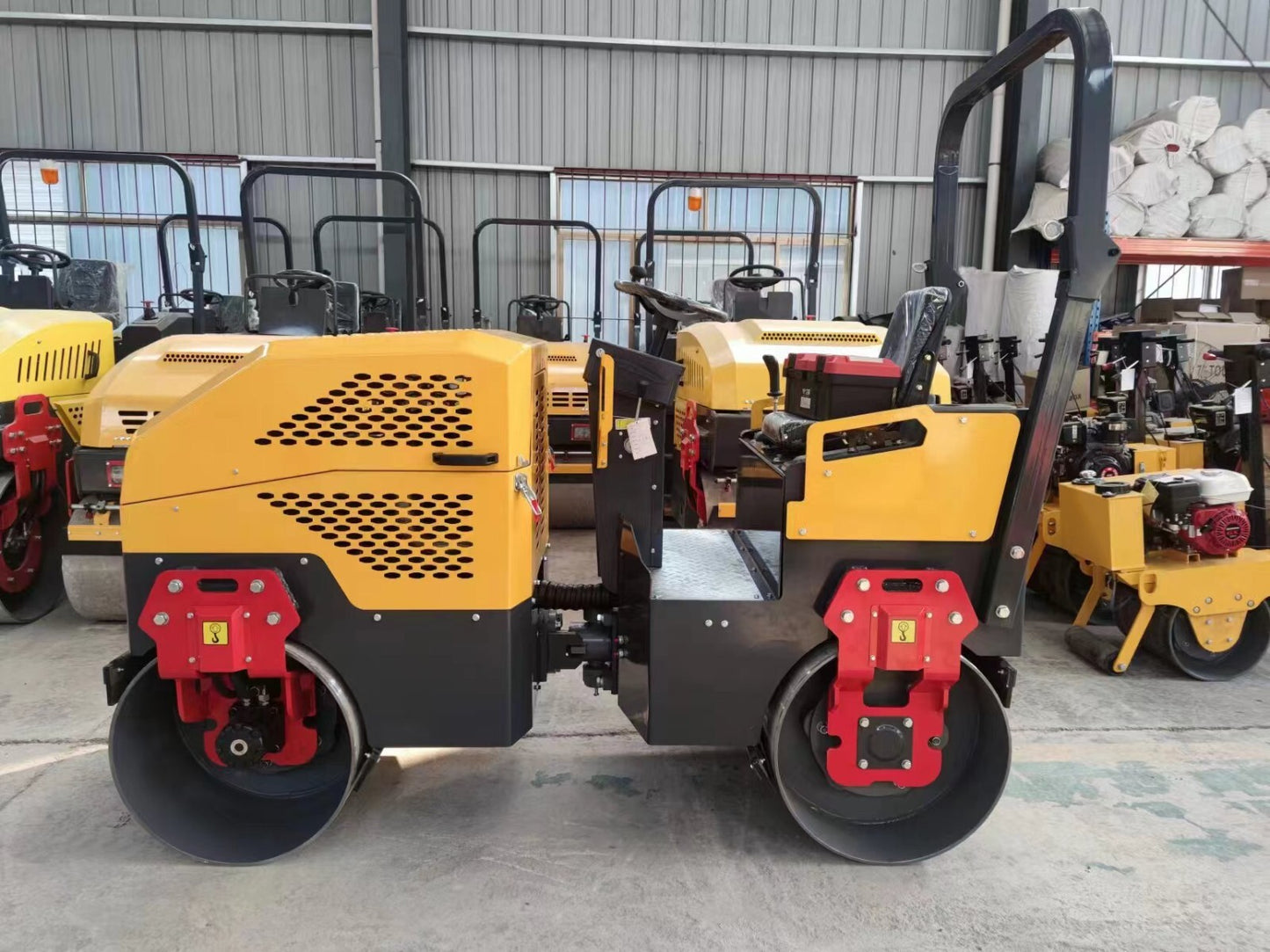 Construction 2 Tons Fully Hydraulic Double Drum Road Roller Compactor for Sale
