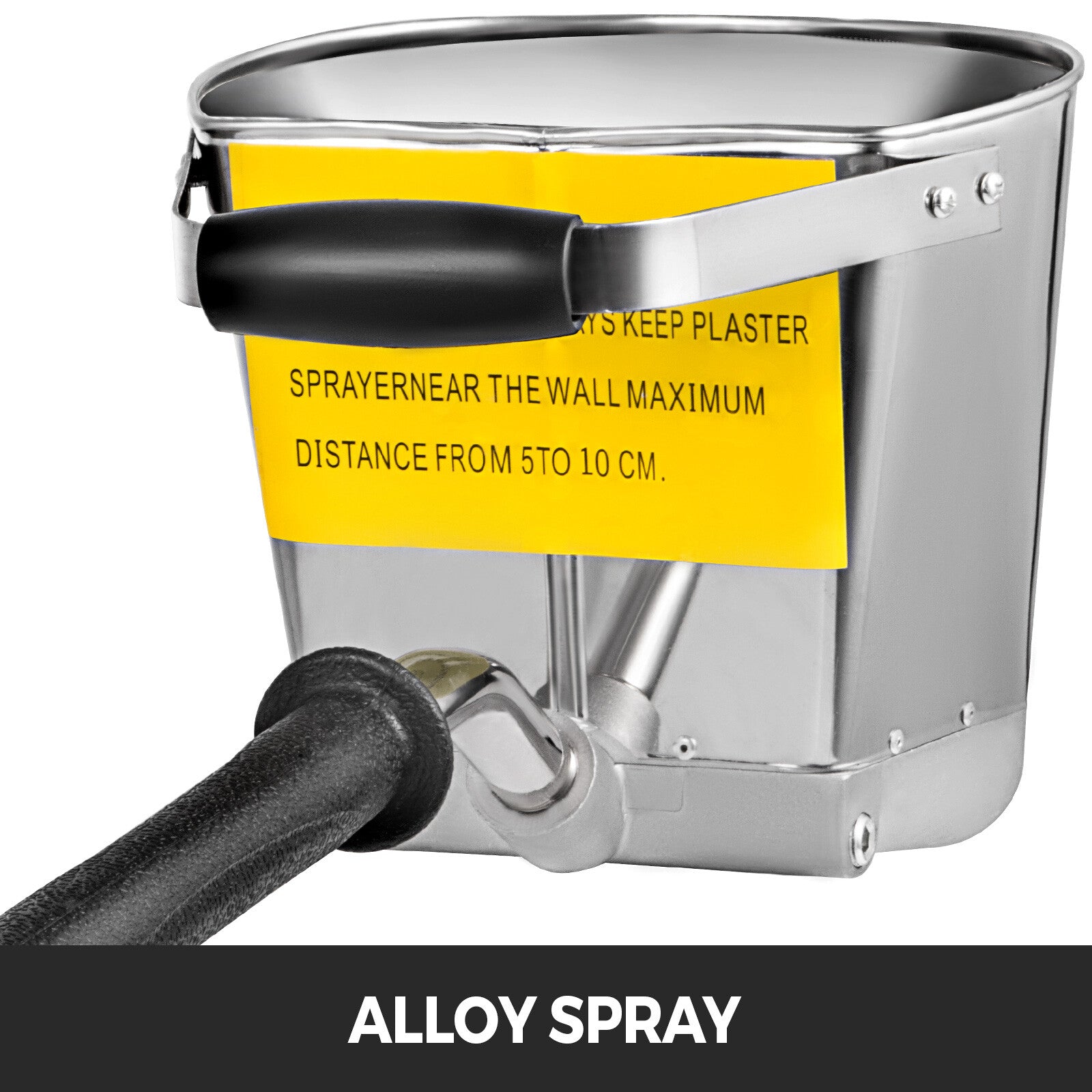 VEVOR 4 Jet 3Hp Stucco Sprayer Plaster Cement Mortar Spray Gun Hopper Wall Paint