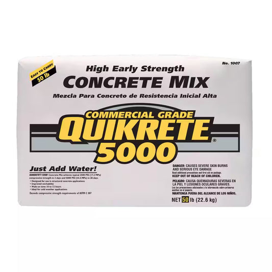 50 Lbs. 5000 PSI Concrete Mix