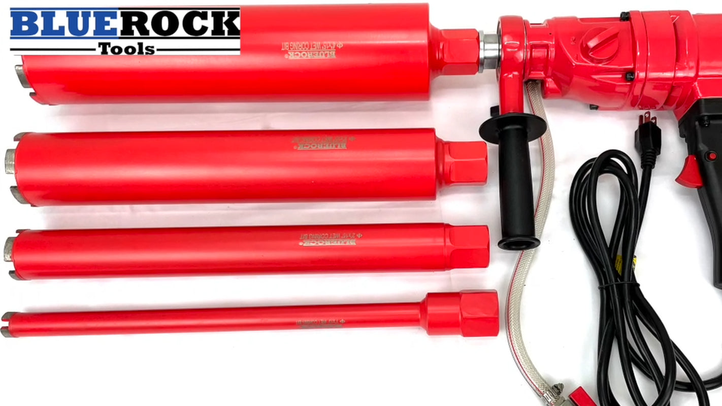 BLUEROCK Tools 2.5" Diamond WET Coring Bit for Concrete Core Drill