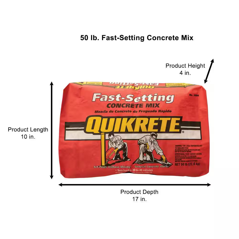 50 Lb. Fast-Setting Concrete Mix