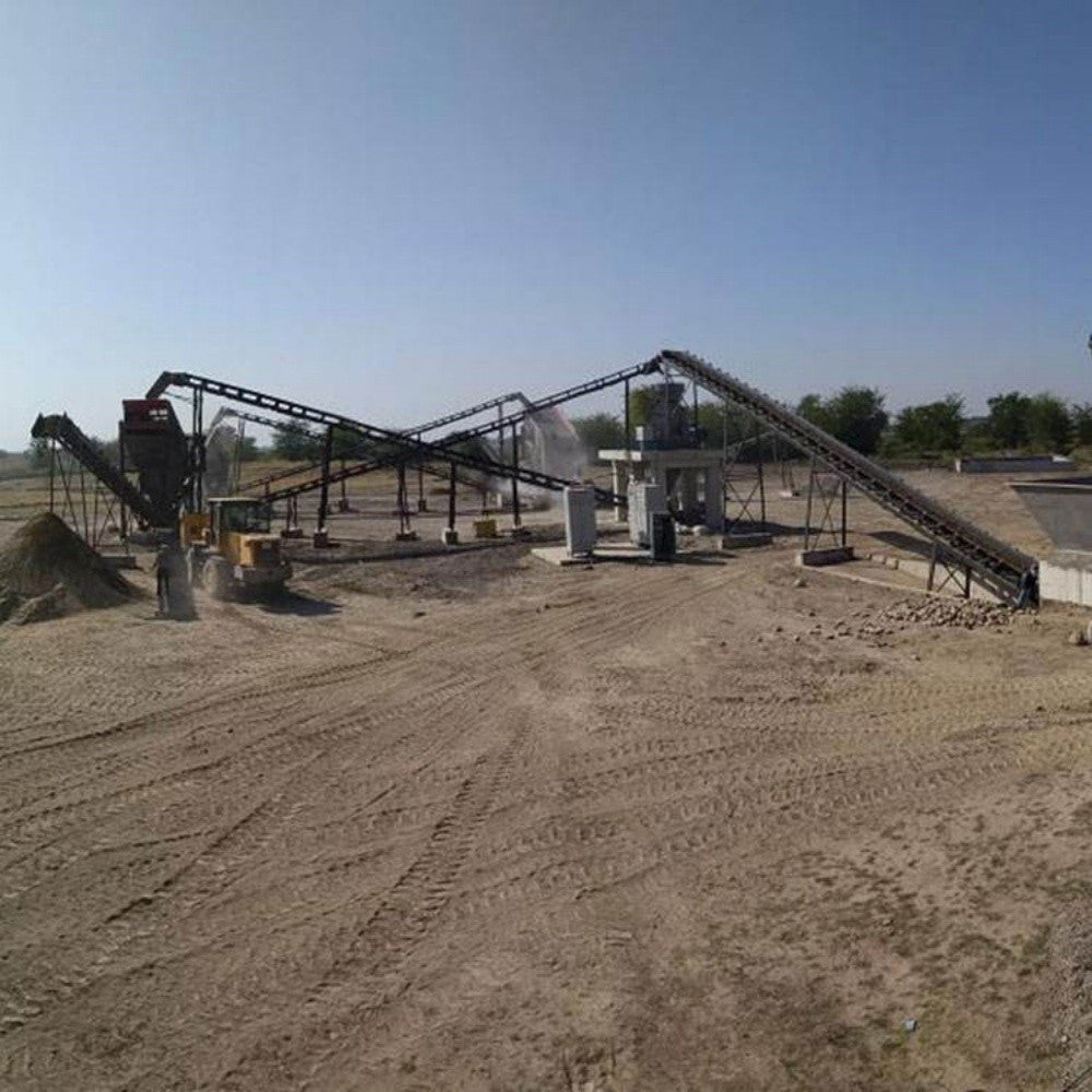 Jaw Broken Concrete Block Construction Waste Jaw Crusher