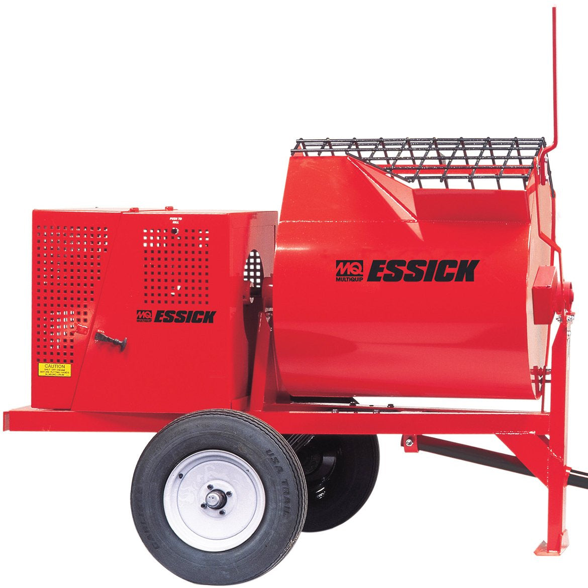 Multiquip WM90SE Mortar Mixer, 3 Hp, 230V, 1-Phase, 9 Cu. Ft. Capacity Steel Drum
