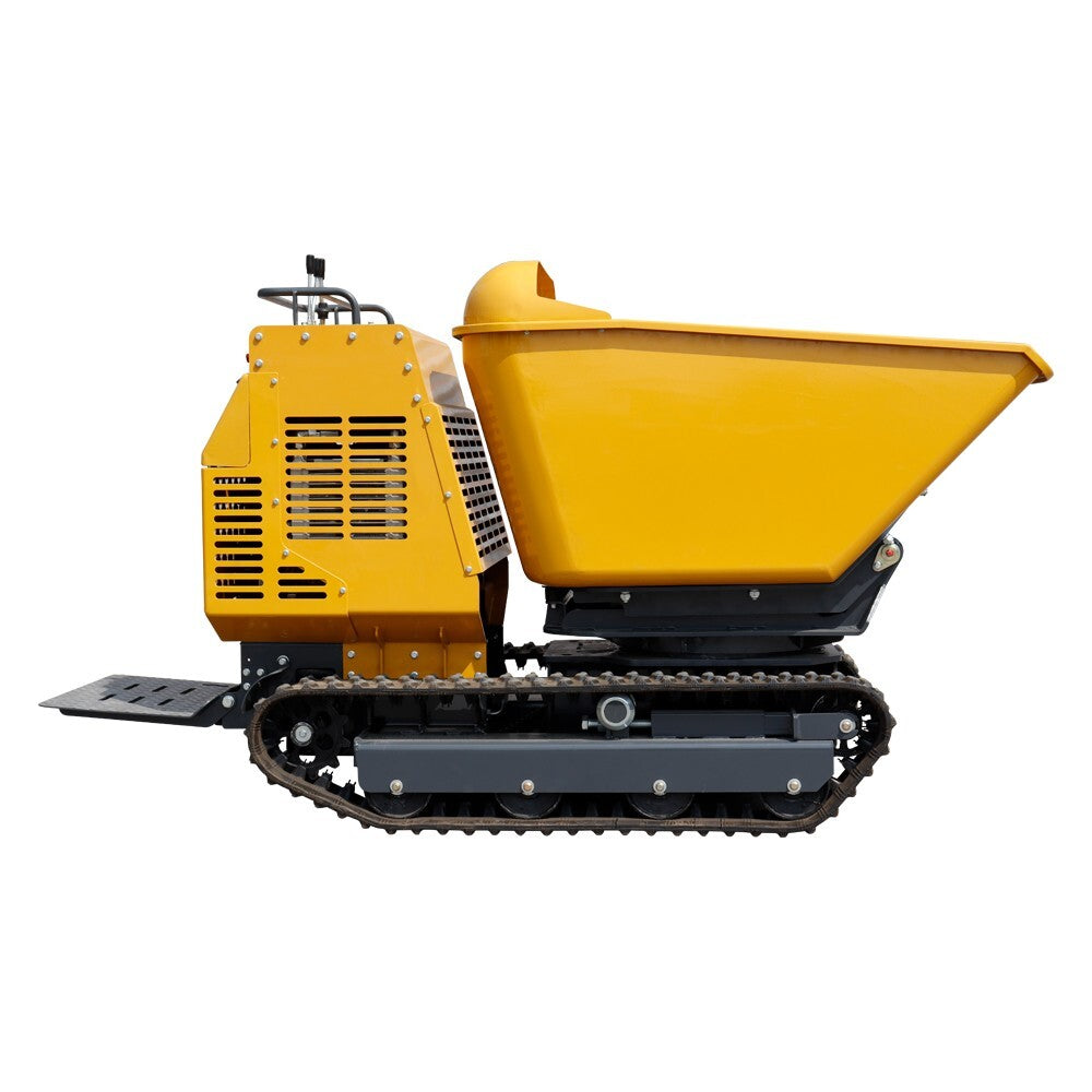 BID for Tracked Hydraulic Mini Dumper 13.5HP Gas EPA Truck for Construction