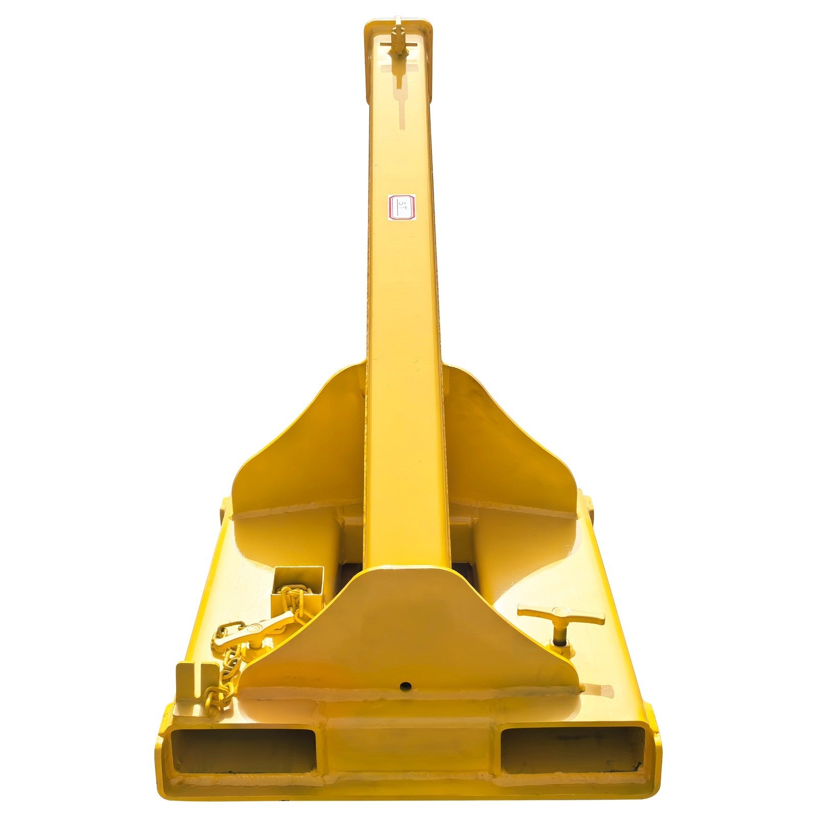 4T Adjustable Hoist Forklift Jib Boom Crane 8800Lbs Mobile Forklift Crane Equip