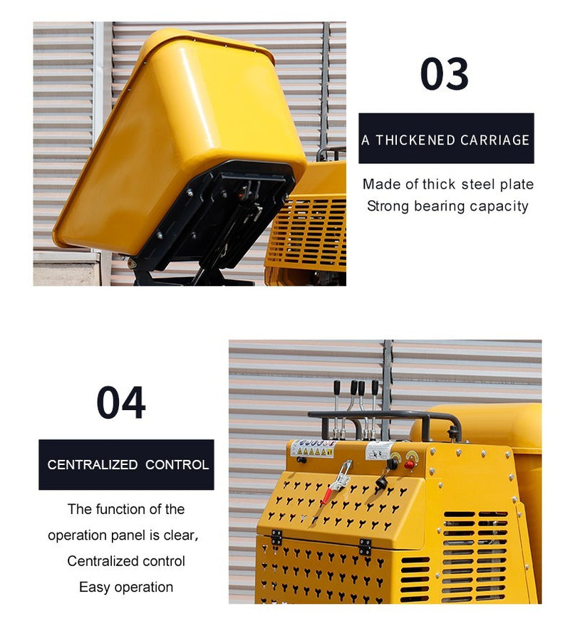 2025 Rotation Dump Truck 13.5HP RATO Single Cylinder Engine with EAP Certifiate
