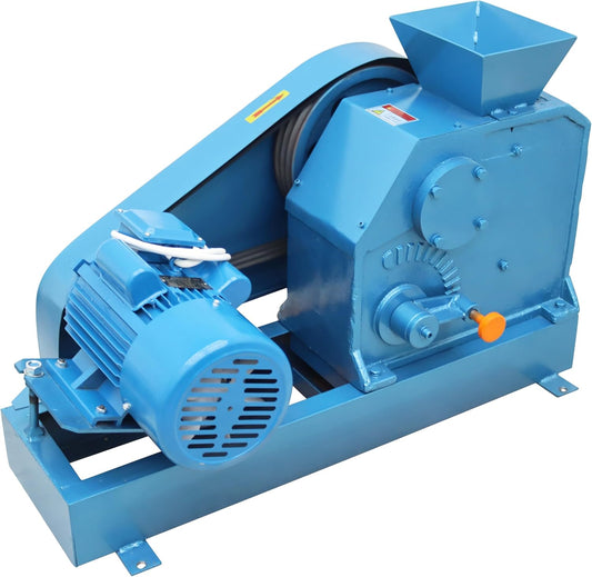 TECHTONGDA Jaw Crusher Rock Grinder Shredder Electric Shatter Pulverizer for Ore Slag Coal Stone Concrete Crushing Machine 220V