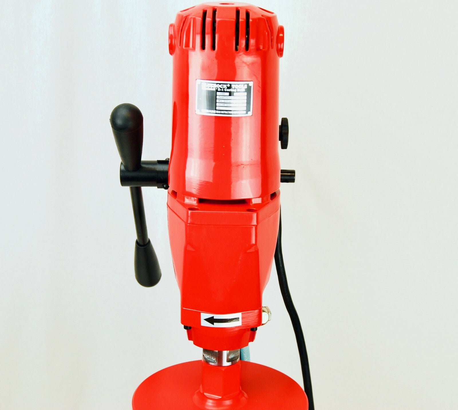 BLUEROCK 8Z1RB Concrete Core Drill with Rolling Base Stand + 1" - 8" Wet Bit Set
