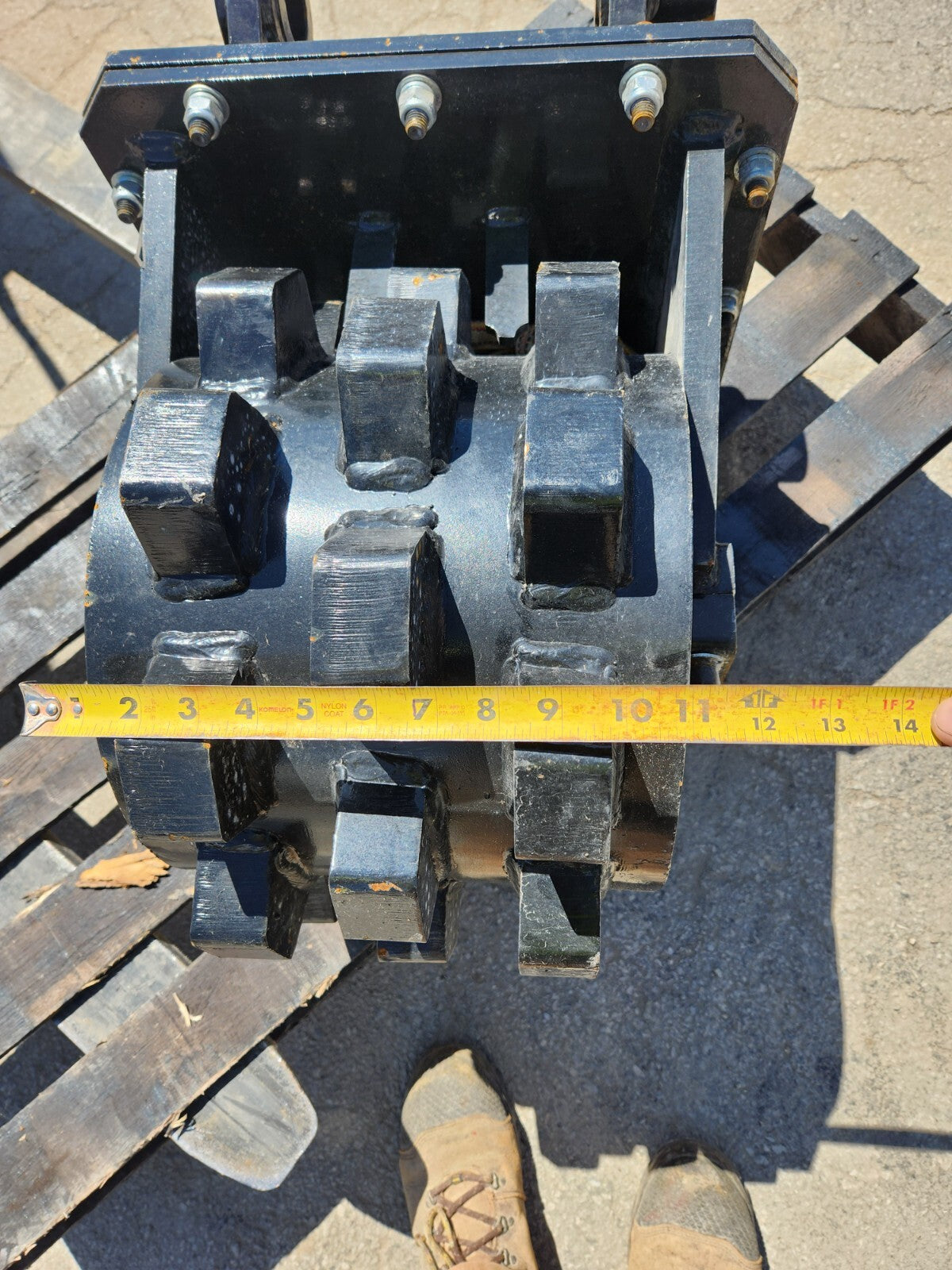 CAT 305 306 Excavator Compactor Wheel Trencher Roller Sheeps Foot 12" 45Mm Pin
