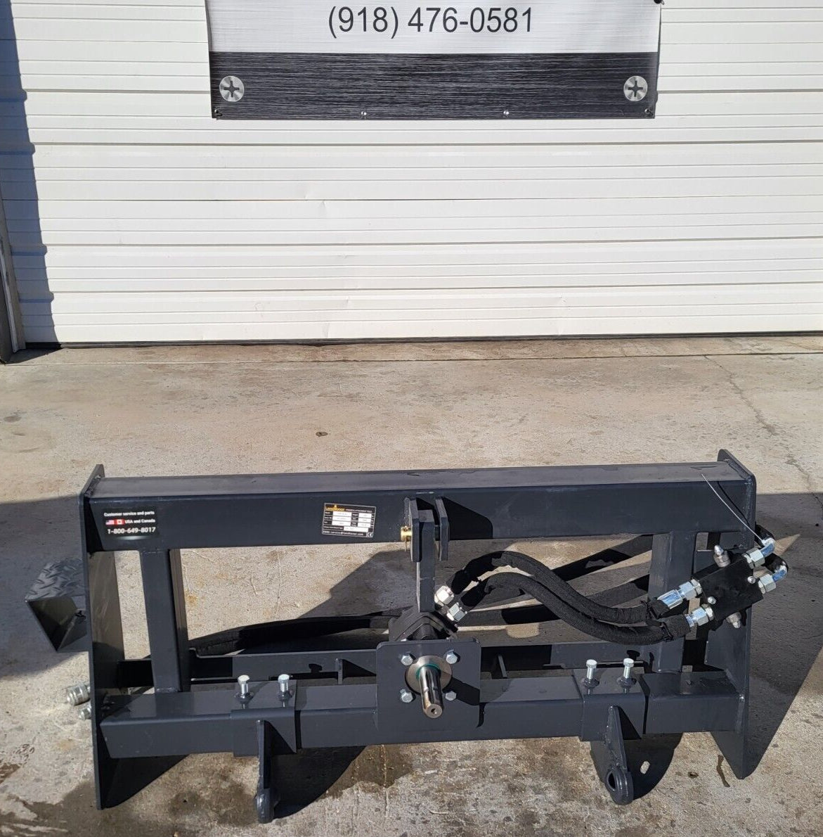 New Landhonor 3PT Hitch Adapter Hydraulic Skid Steer Attachment