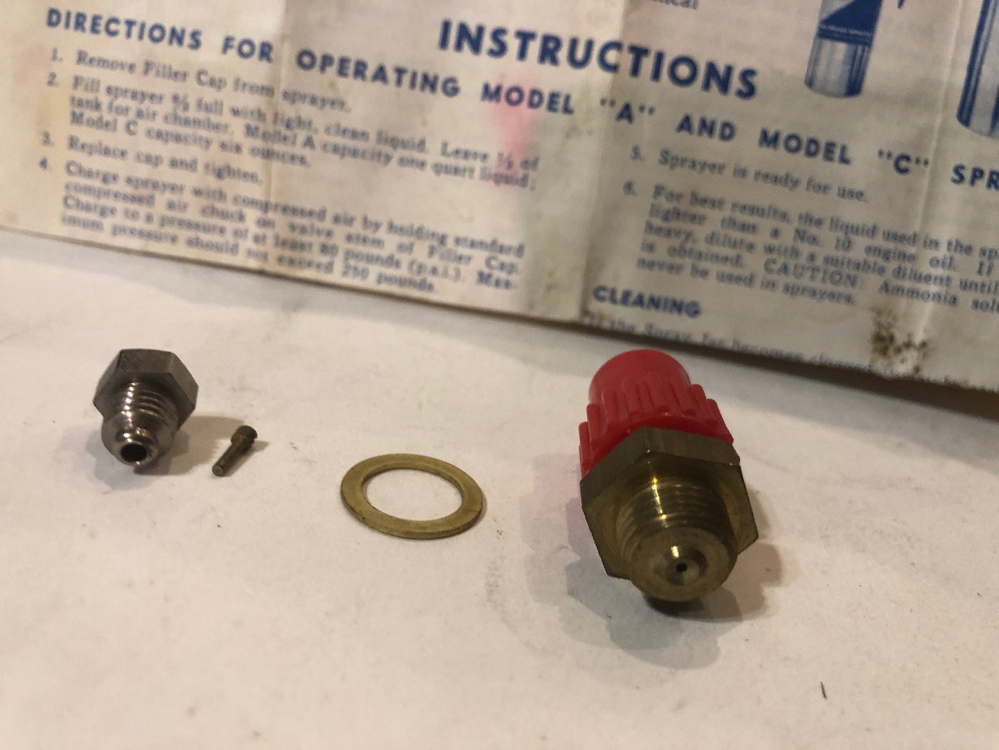 2 Spray Nozzles for SURE SHOT Sprayers 201 & 602