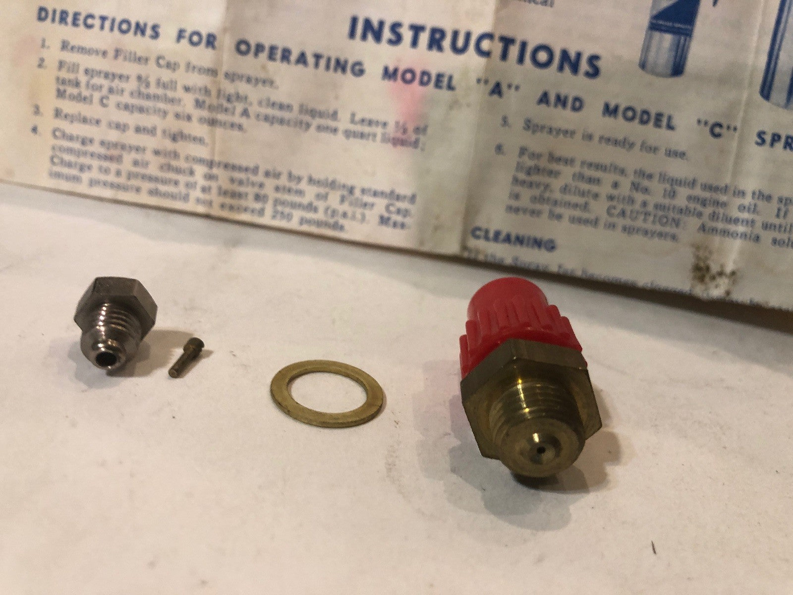 2 Spray Nozzles for SURE SHOT Sprayers 201 & 602