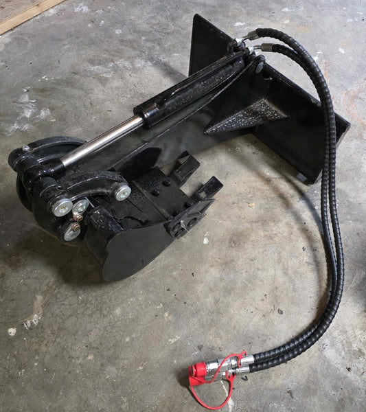 BRAND NEW Backhoe Arm Digging Hydraulic Mini Skid Steer Attachment 12" Bucket