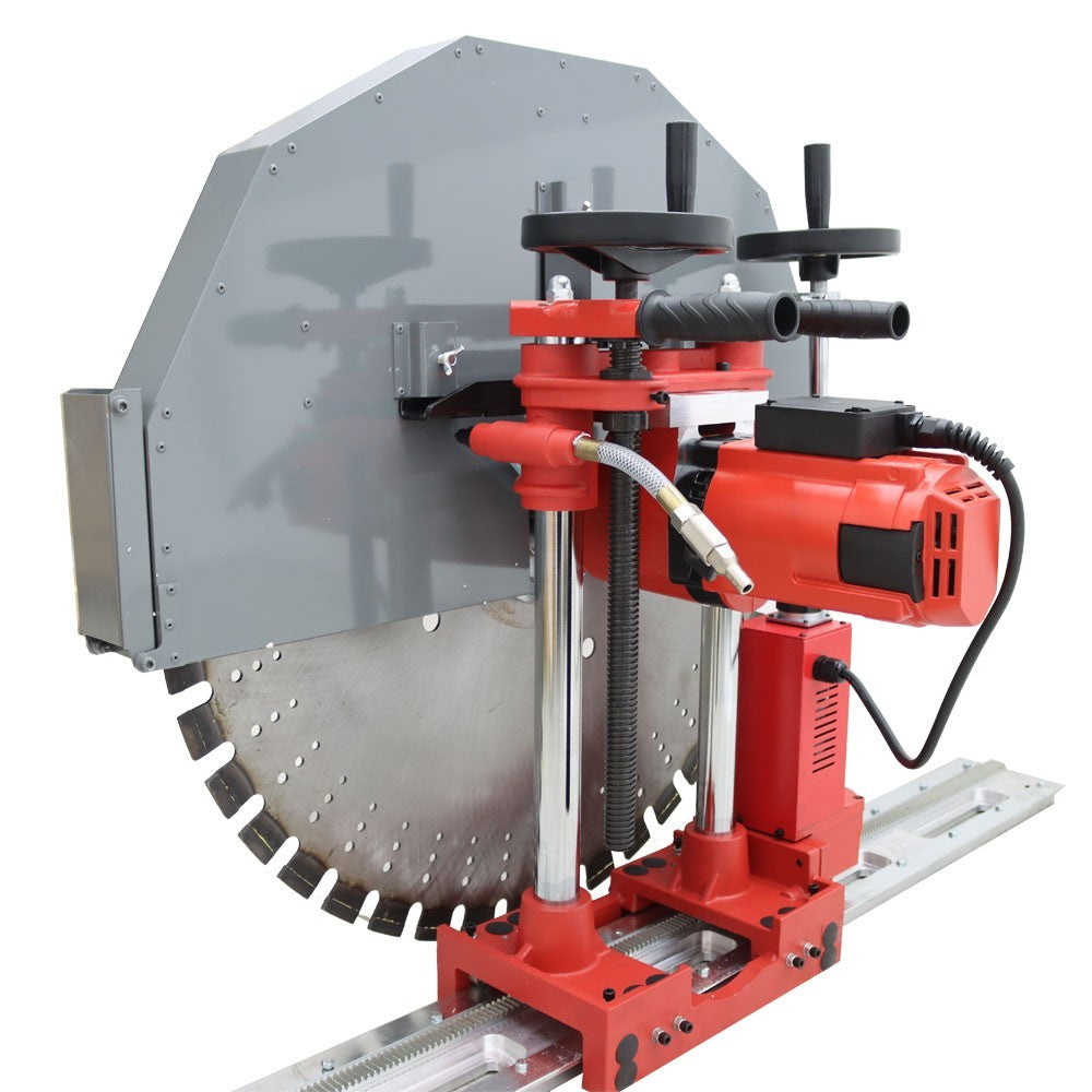 220V 20" Deep Concrete Wall Cutter Brick Stone Walls Rebar Cutting Saw Machine