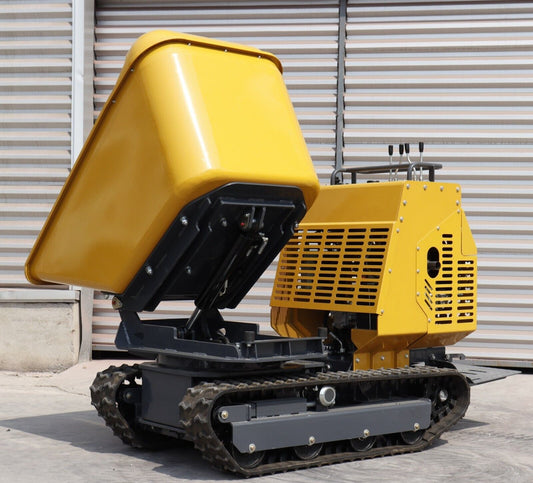BID for Tracked Hydraulic Mini Dumper 13.5HP Gas EPA Truck for Construction