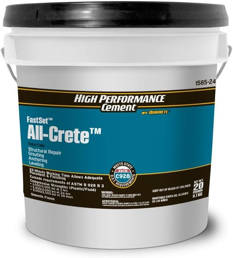 Quikrete Fastset All-Crete Cement 20 Lb.