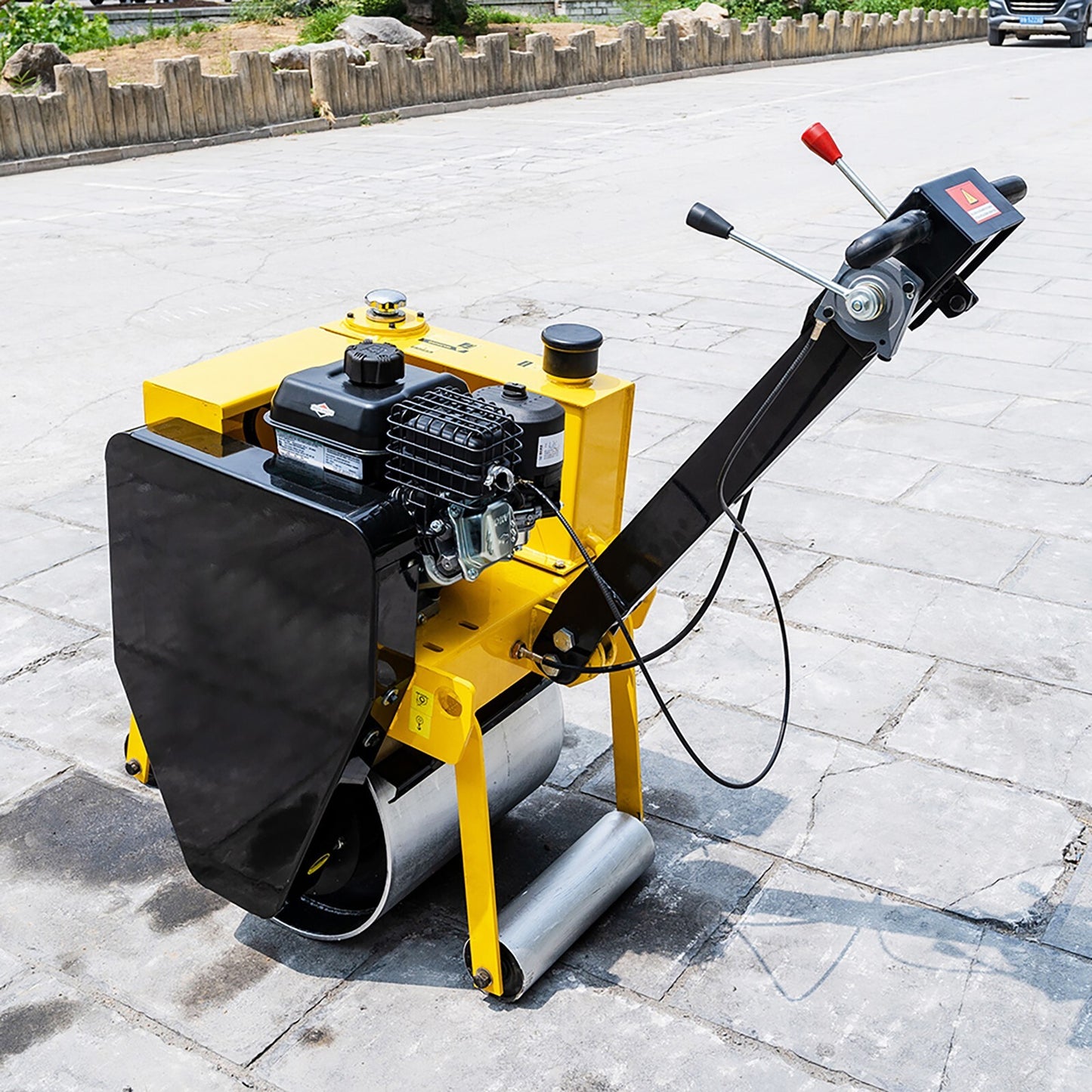 Hand Push Vibratory Roller Road Sale！Asphalt Compactor Free Delivery Free Ship