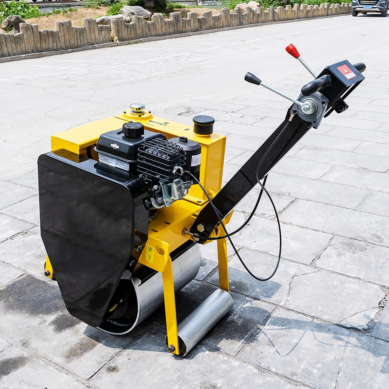 Hand Push Vibratory Roller Road Sale！Asphalt Compactor Free Delivery Free Ship