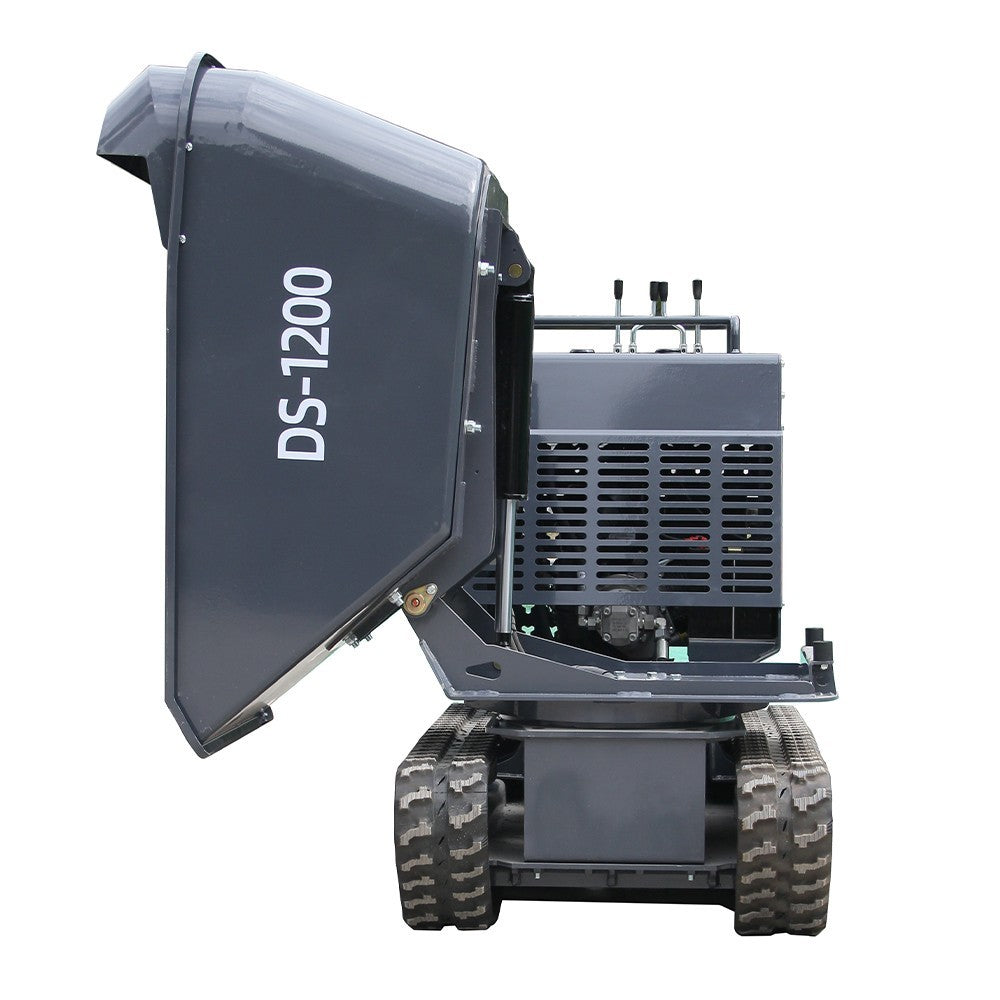 Free Ship 13.5HP BS Crawler Mini Concrete Dump Truck Gasoline Orchard Concrete