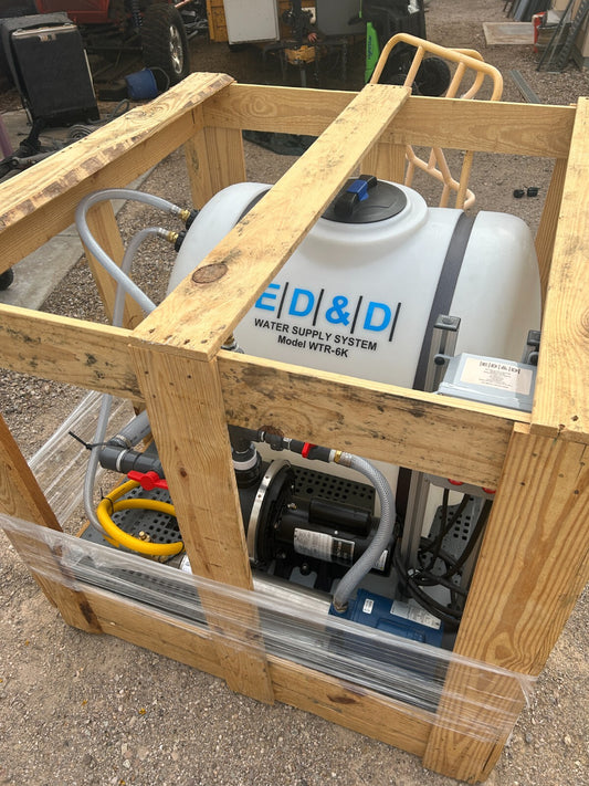 IP6K Water Ingress Spray Test WTR-6K ED&D Palletized Tank Electronic Validation