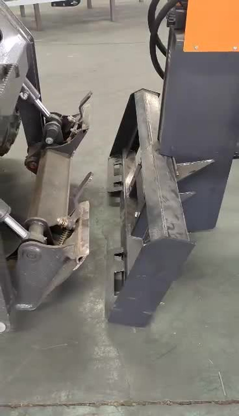 Landhonor 96'' Skid Steer Grader Attachment Grading Hydraulic Blade Quick Attach