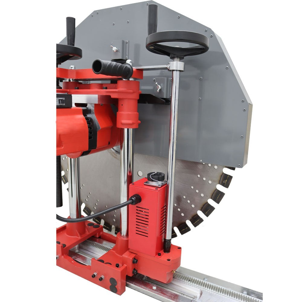 220V 20" Deep Concrete Wall Cutter Brick Stone Walls Rebar Cutting Saw Machine