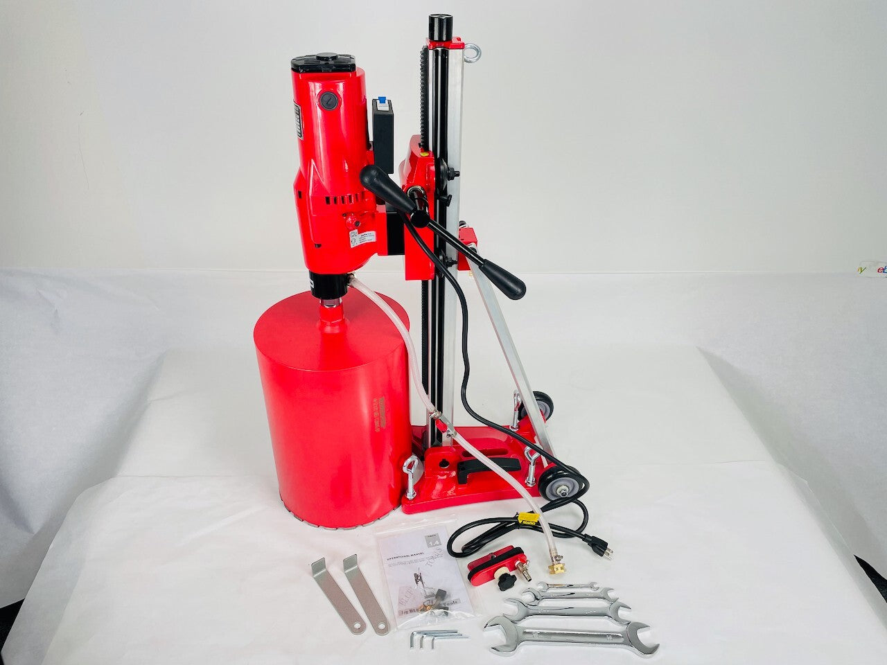 BLUEROCK 12Z1 T/S Tilting Stand 2-Speed Concrete Core Drill Fits Milwaukee Bits