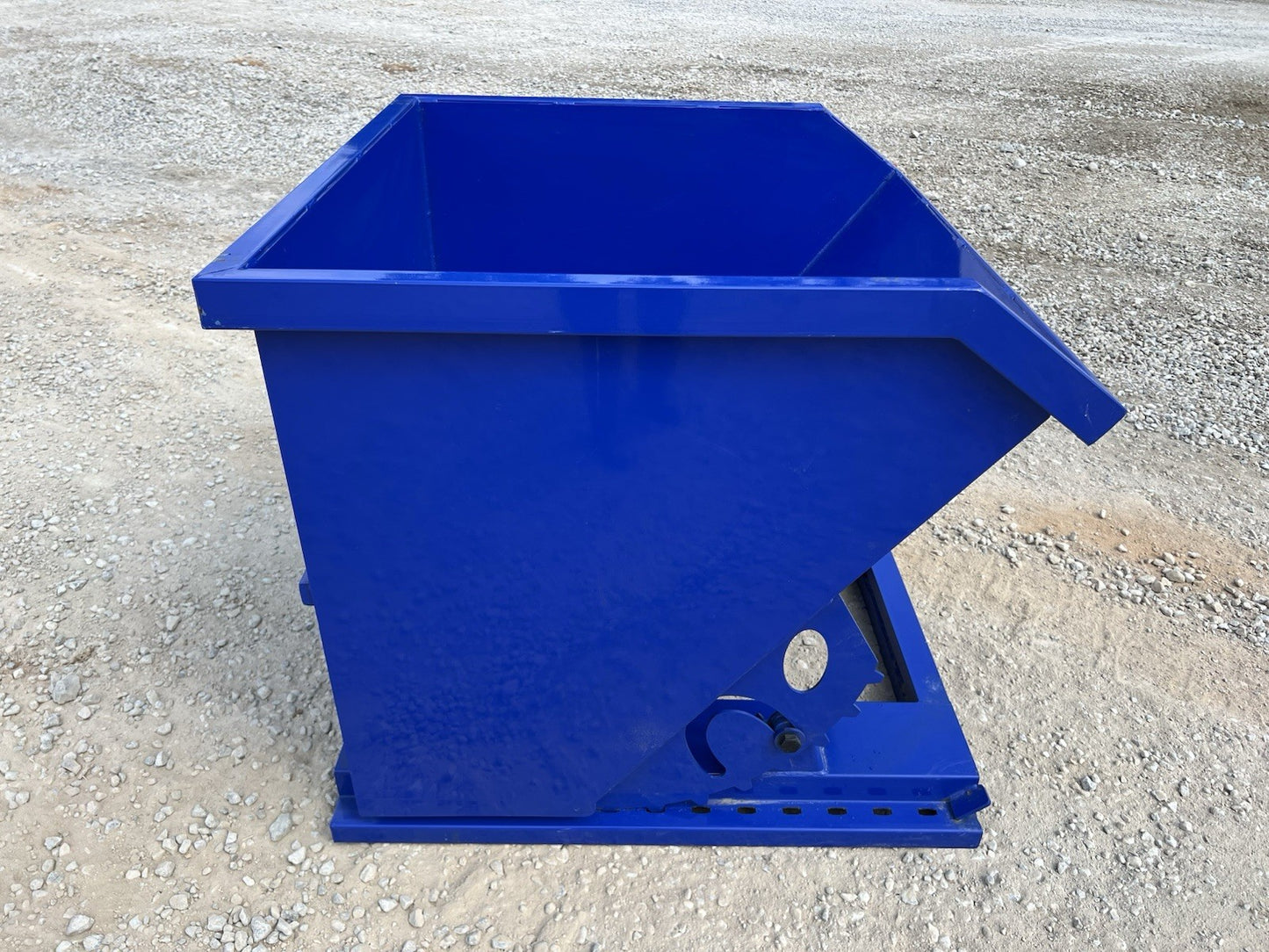 1 Cubic Yard Self Dumping Trash Hopper Fits Fork Lift Pallet Forks Free Shipping