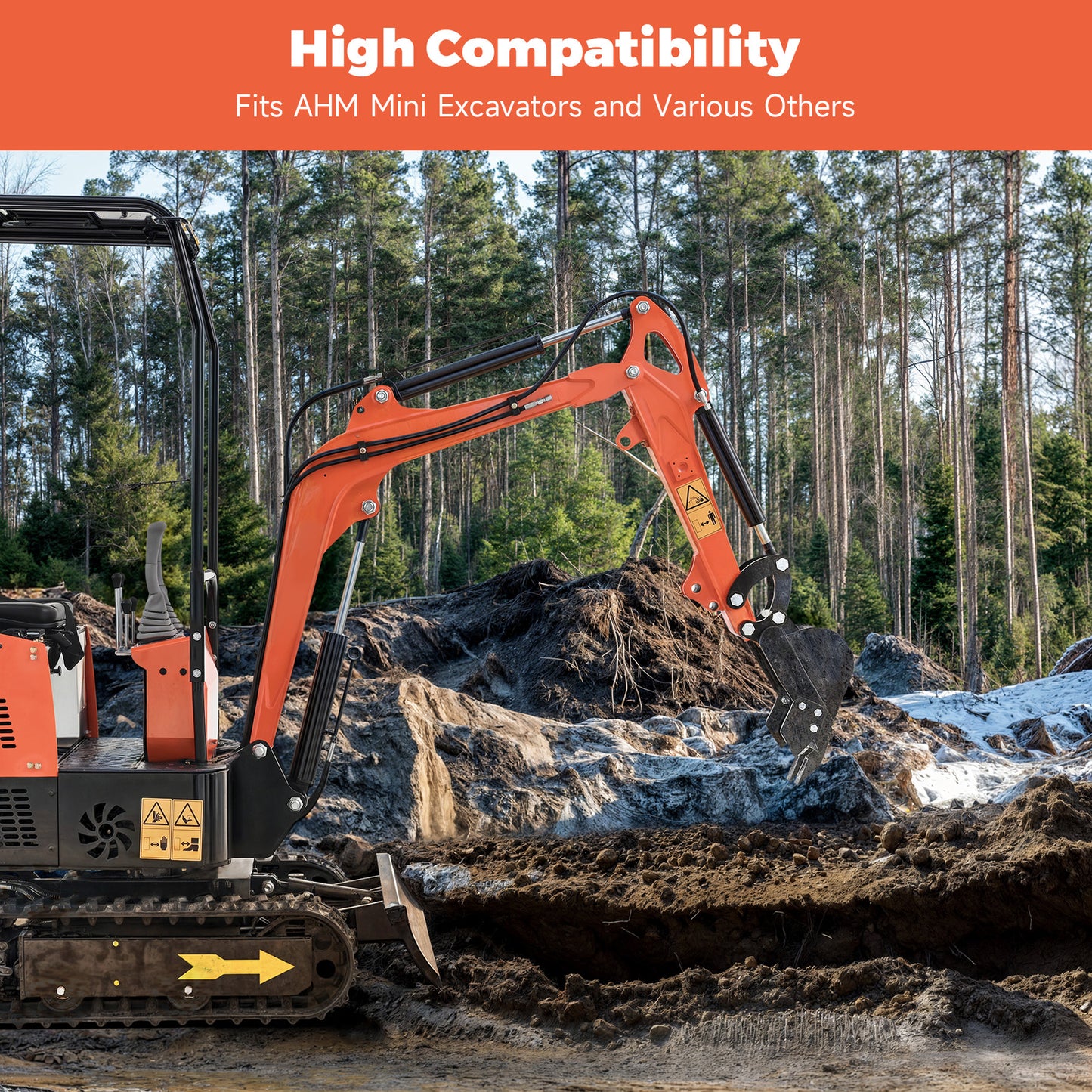 200Mm Trenching Narrow Bucket Attachment for Mini Excavator Digger